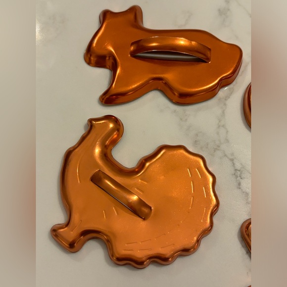 Copper Cookie Cutters, set of 5 - Picture 3 of 5